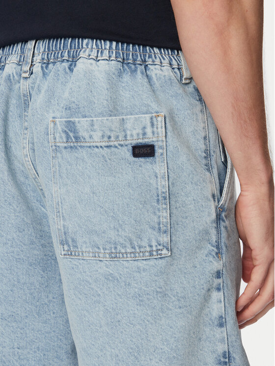 BOSS BOSS Jeans kratke hlače Sandrew 50559031 Svetlo modra Regular Fit
