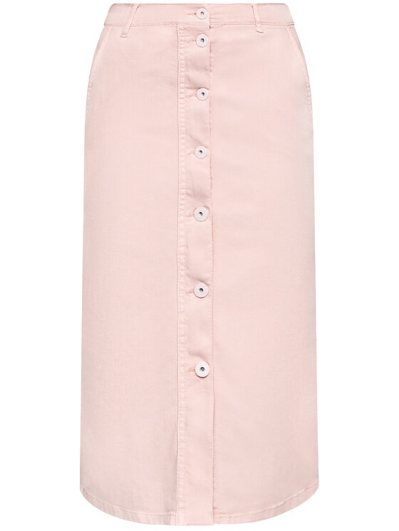 Marella Marella Spódnica jeansowa Dindi 31010115 Różowy Slim Fit