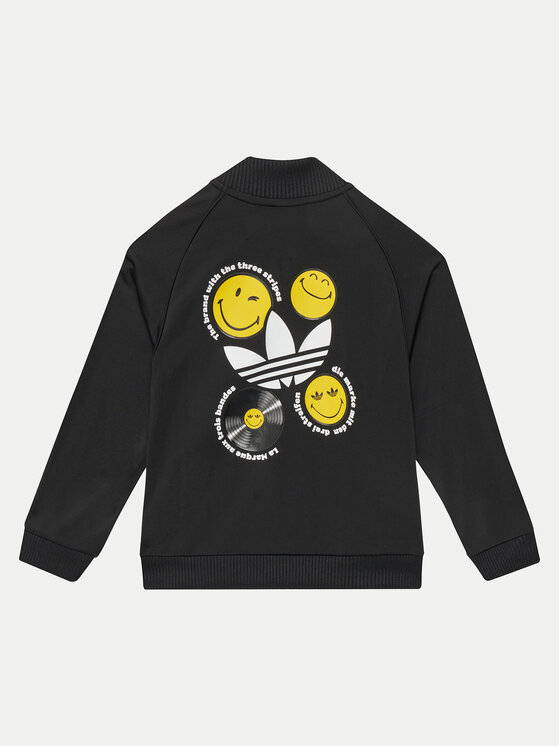 adidas adidas Dres Smiley World SST JD0450 Czarny Regular Fit