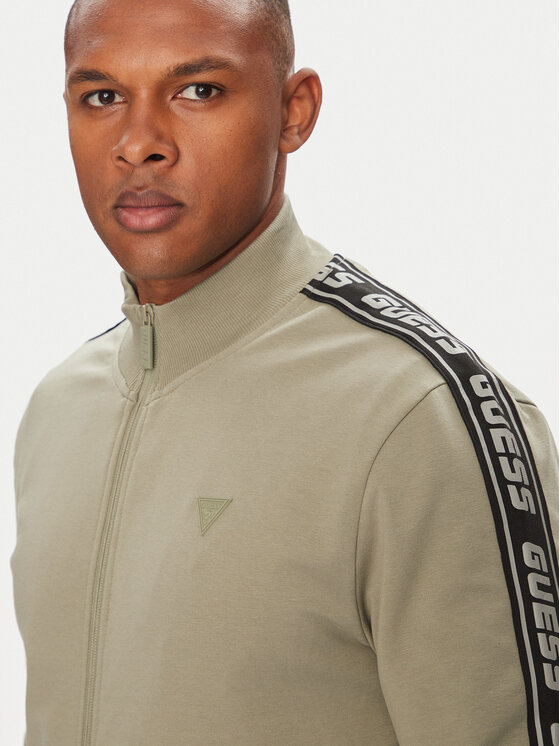 Guess Guess Felpa Z2YQ12 K6ZS1 Verde Regular Fit