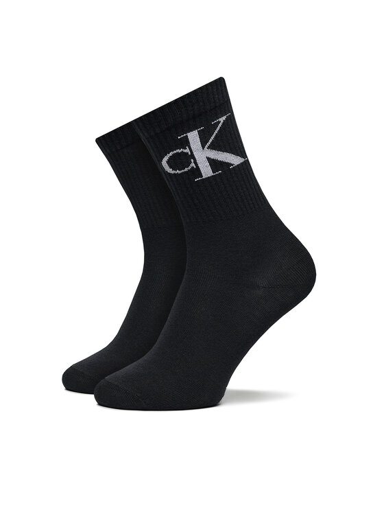 Calvin Klein Jeans Calvin Klein Jeans Moteriškų ilgų kojinių komplektas (2 poros) 701228811 Juoda