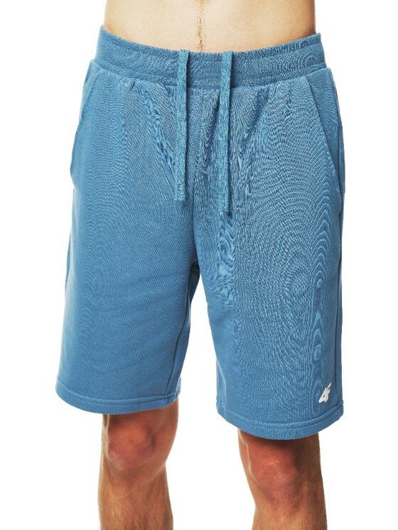 4F 4F Bavlnené šortky 4FWSS25TSHOM0818-32S Modrá Regular Fit