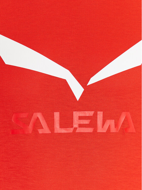 Salewa Salewa Technisches T-Shirt Solidlogo Dry 27340 Rot Regular Fit