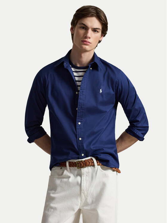 Polo Ralph Lauren Polo Ralph Lauren Košile 710B20512006 Tmavomodrá Custom Fit