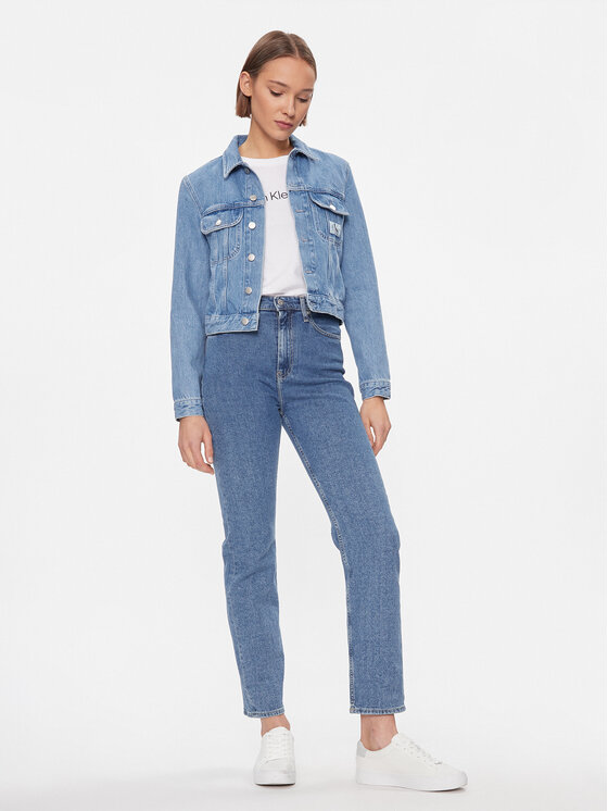 Calvin Klein Jeans Calvin Klein Jeans Džinsi Ckj Dnm Kyro Quartzblue J20J222777 Zils Straight Fit