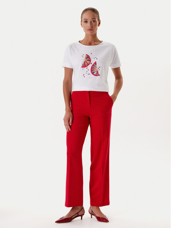 Tatuum Tatuum T-shirt Lali 1 T2511.110 Bijela Regular Fit