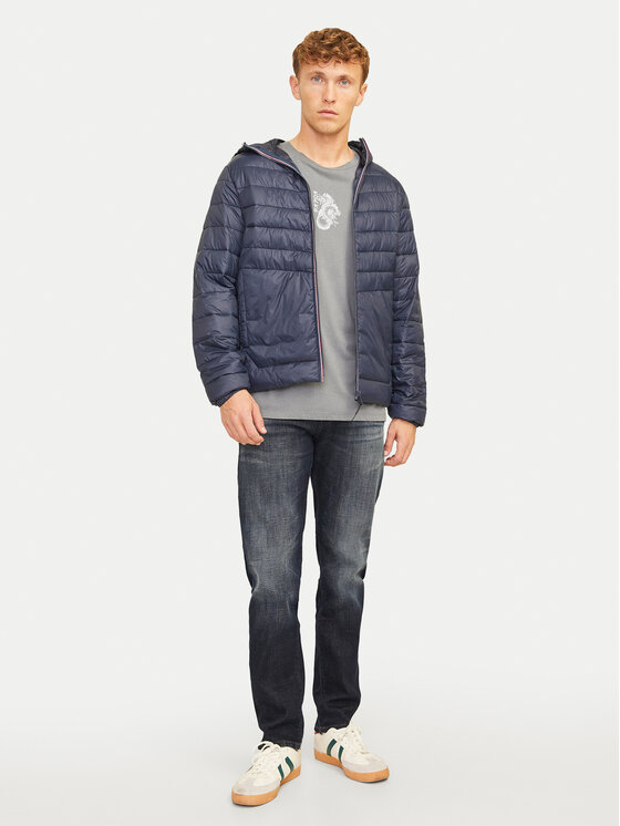Jack & Jones Jack & Jones Jeansy Mike 12263530 Granatowy Tapered Fit