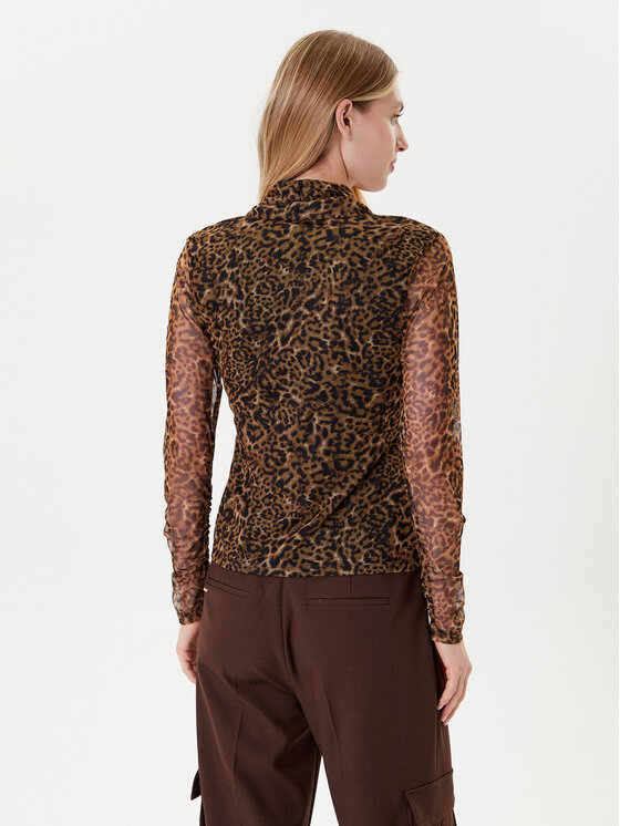 DKNY DKNY Bluse P53HVCMM Braun Regular Fit