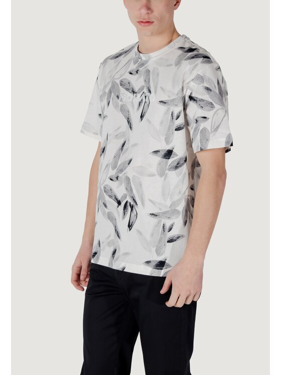 Antony Morato Antony Morato T-shirt RELAXED FIT WITH MATT FOAM LOGO PRINT Bianco Relaxed Fit