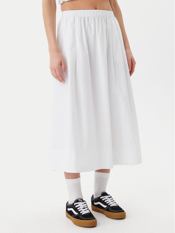 Vans Vans Midi sukně Francesca VN000M9R Bílá Regular Fit