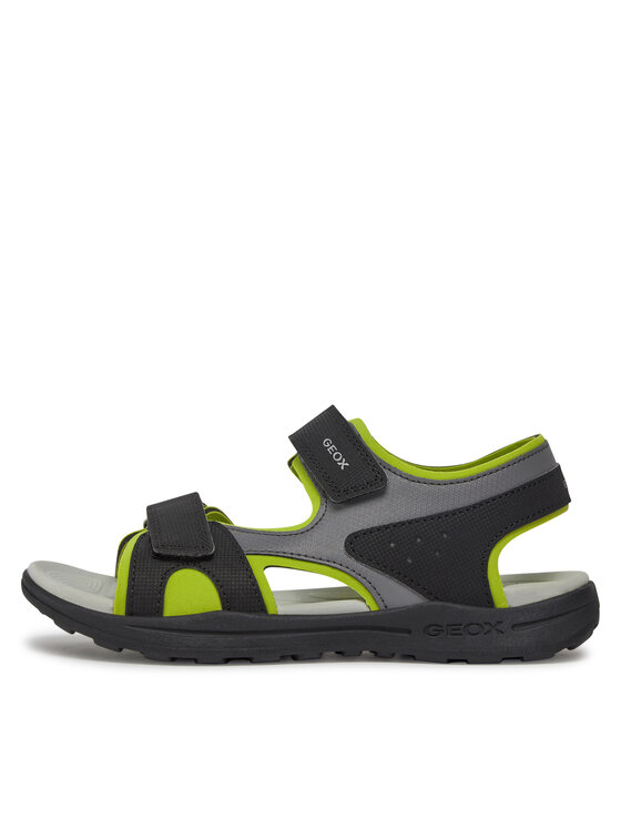 Geox Geox Sandále J Vaniett Boy J455XC 015CE C0802 S Čierna