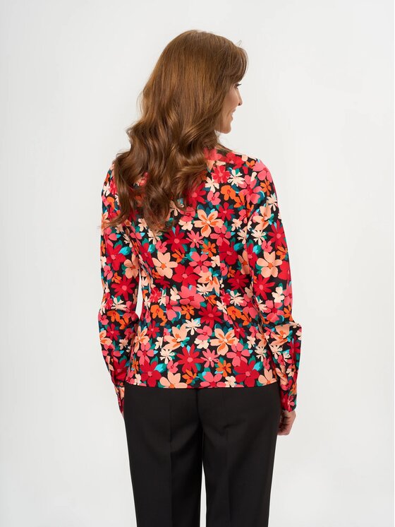 Willsoor Willsoor Koszula 61465 Czerwony Slim Fit