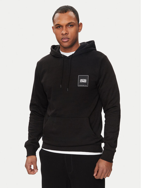 Jack&Jones Bluză 12251998 Negru Regular Fit