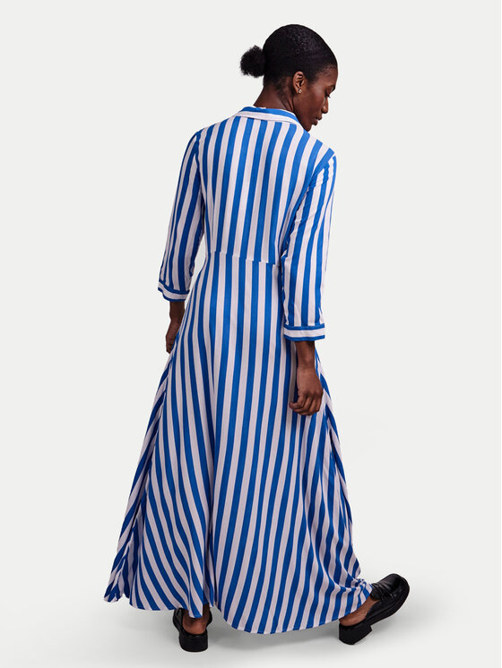 YAS YAS Košilové šaty Savanna 26022663 Modrá Loose Fit