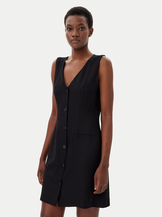 Calvin Klein Jeans Calvin Klein Jeans Hétköznapi ruha J20J225271 Fekete Regular Fit