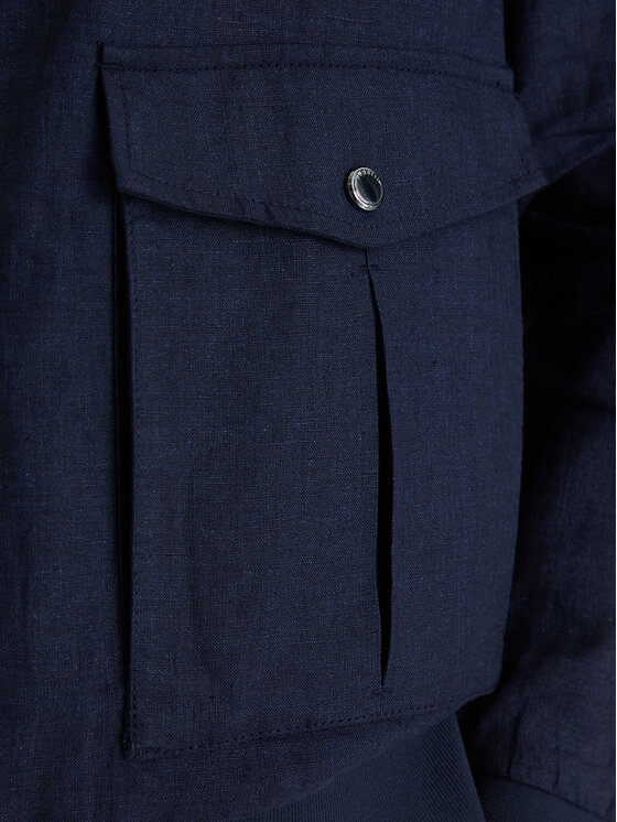 Bugatti Bugatti Bomberjacke 171300-11045 Dunkelblau Regular Fit