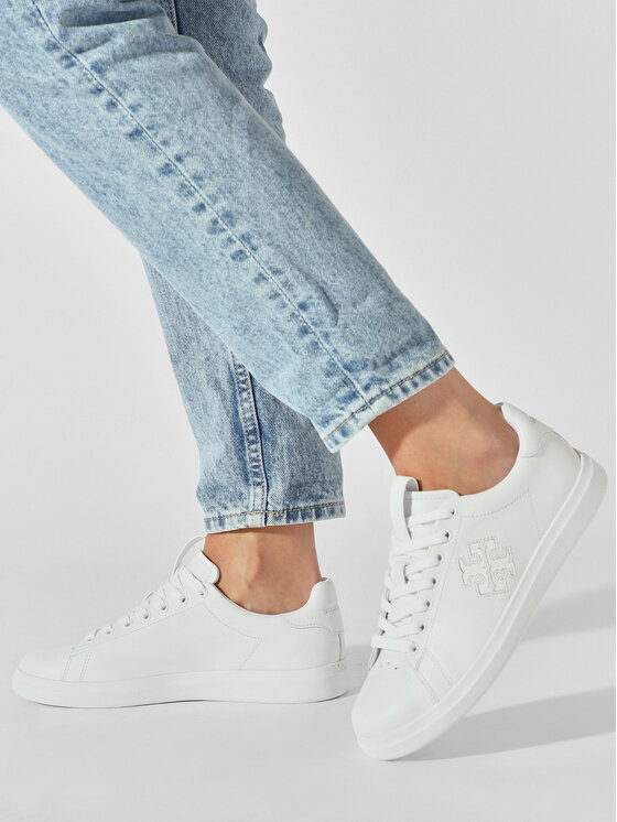 Tory Burch Tory Burch Sneakersy Double T Howell Court 149728 Bílá