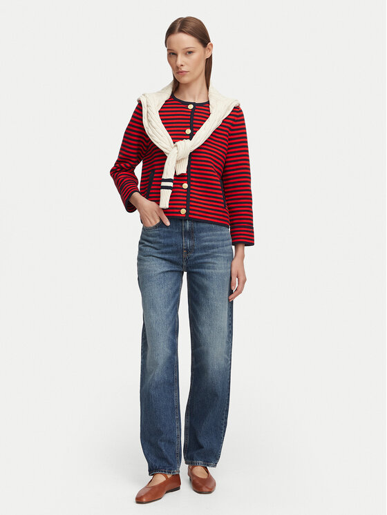 Tommy Hilfiger Tommy Hilfiger Traperice Cam WW0WW49960 Plava Straight Fit