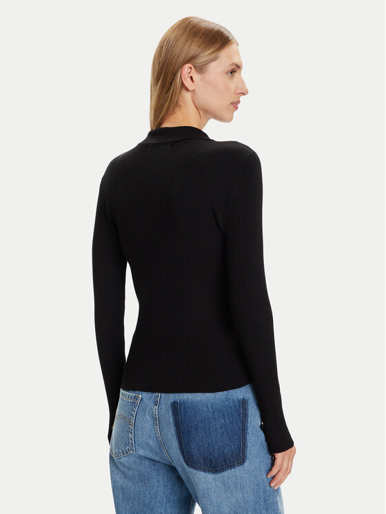 Vero Moda Vero Moda Sweter Siljerib 10336674 Czarny Slim Fit