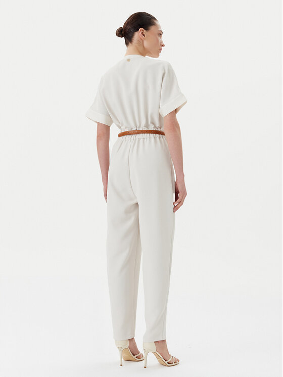 Fracomina Fracomina Jumpsuit FR25SO2004W47601 Beige Regular Fit