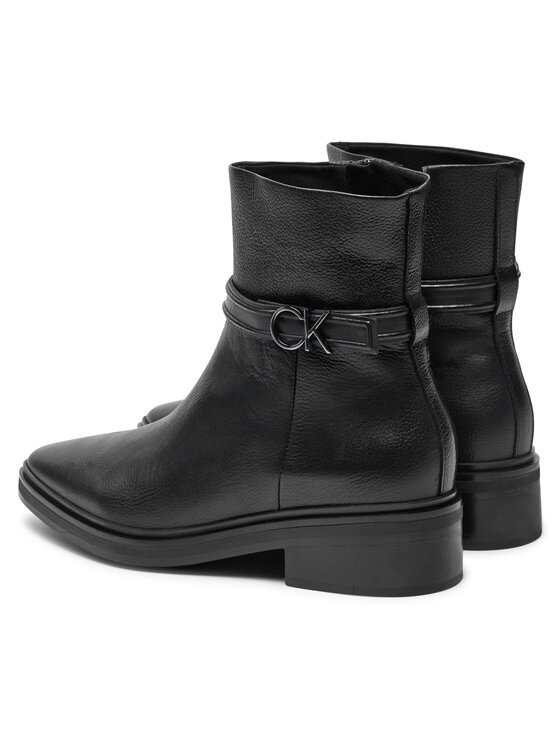 Calvin Klein Calvin Klein Botine HW0HW02183 Negru