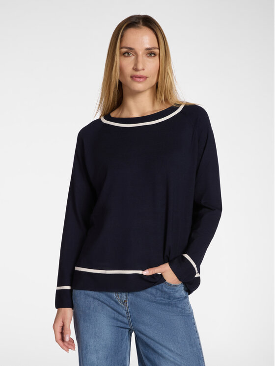 Elena Mirò Elena Mirò Maglione M563Z000704N0A3 Blu Regular Fit