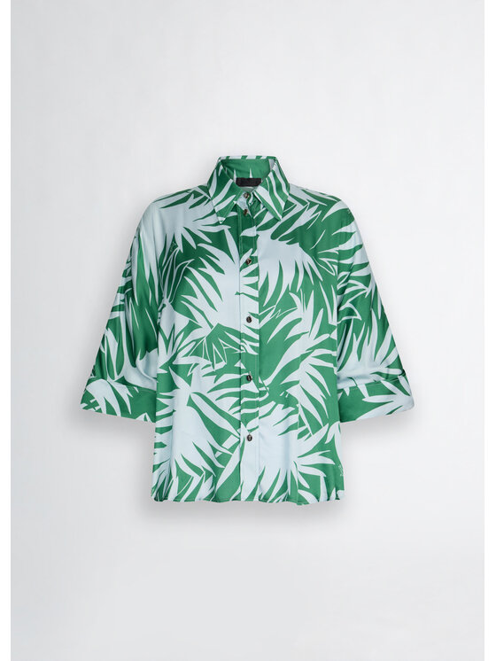 Liu Jo Liu Jo Camicia CA5 Verde Regular Fit