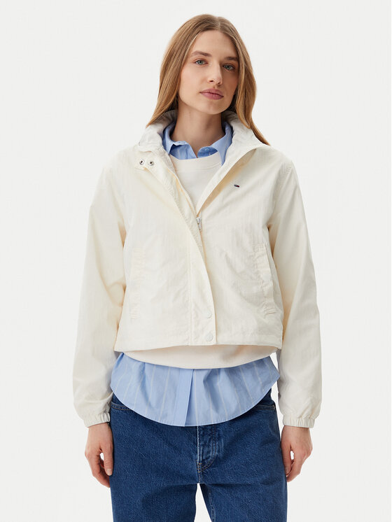 Tommy Jeans Tommy Jeans Átmeneti kabát Essential DW0DW20439 Ekru Regular Fit