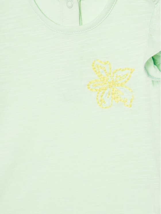 United Colors Of Benetton United Colors Of Benetton Póló és rövidnadrág 3O7SAK015 Zöld Regular Fit