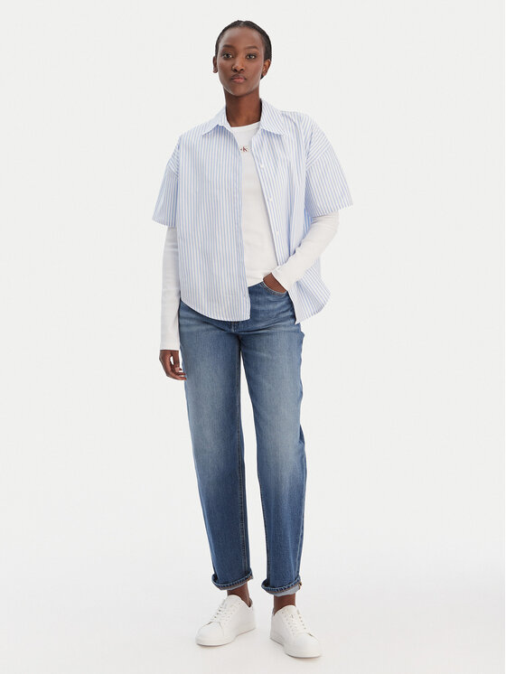 Calvin Klein Jeans Calvin Klein Jeans Jeansy LV047E907G Modrá Taper Fit
