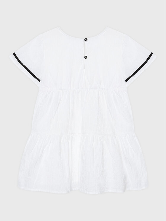 United Colors Of Benetton Vestito estivo 4O9TGV00P Bianco Regular Fit Modivo