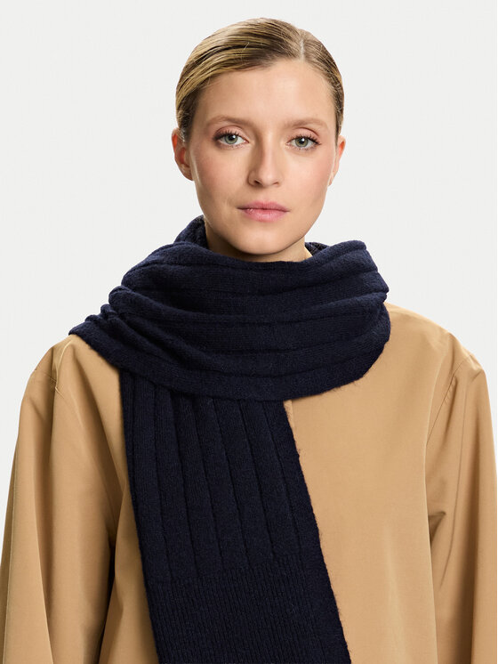 Tommy Hilfiger Tommy Hilfiger Šallīte Flag Fluffy AW0AW17787 Tumši zils