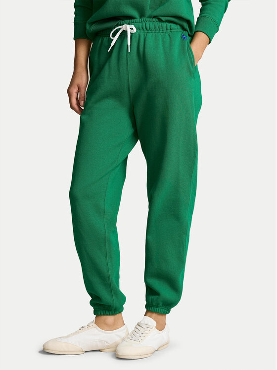 Polo Ralph Lauren Polo Ralph Lauren Spodnji del trenirke 211943009010 Zelena Regular Fit