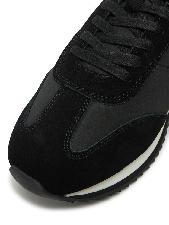 Calvin Klein Calvin Klein Sneakers Low Top Lace Up Mix HM0HM01667 Schwarz