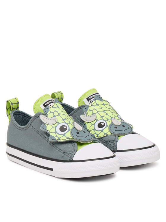 Converse Converse Кеди Chuck Taylor All Star One Strap Dinos Easy-On A15901C Сірий
