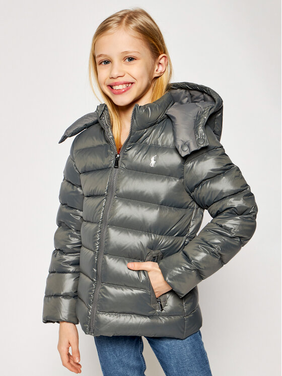 Polo Ralph Lauren Polo Ralph Lauren Пуховик Channel 313795697001 Сірий Regular Fit