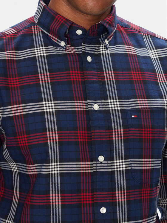 Tommy Hilfiger Tommy Hilfiger Camicia Herit Oxford MW0MW39681 Blu scuro Regular Fit