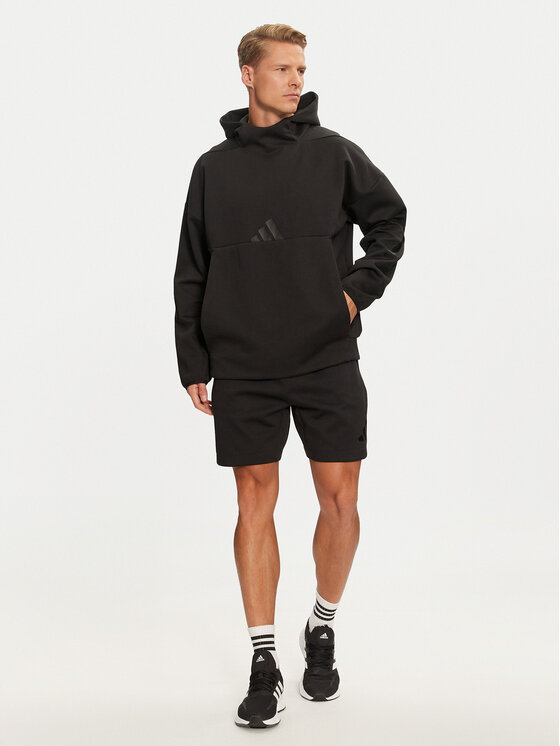 adidas adidas Majica dugih rukava Z.N.E. JE7537 Crna Loose Fit