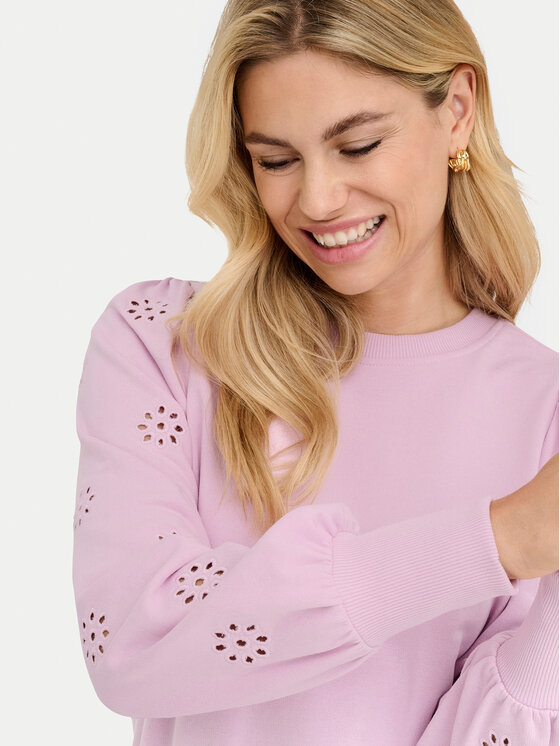 ONLY ONLY Світшот Femme 15315687 Рожевий Regular Fit