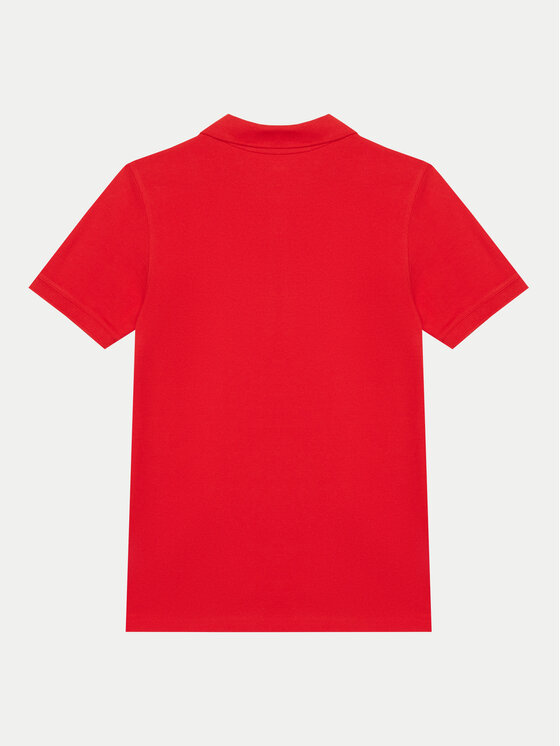 Gap Gap Тениска с яка и копчета 559938 Червен Regular Fit