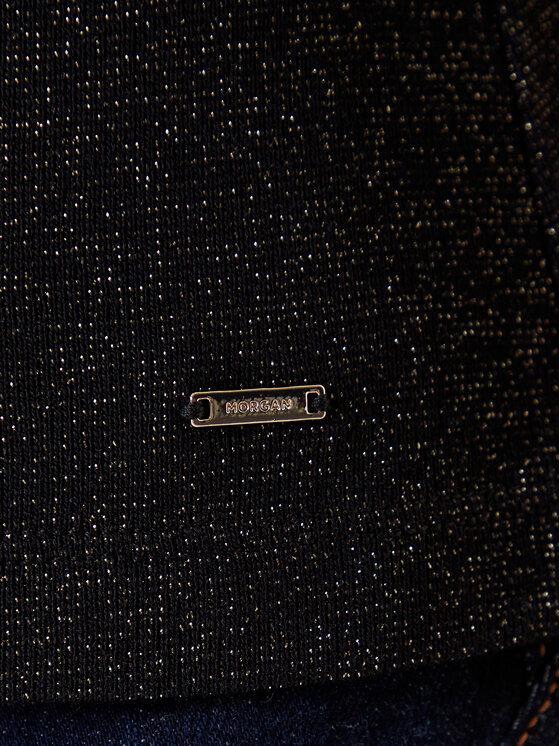 Morgan Morgan Топ 251-DIDONI Чорний Slim Fit