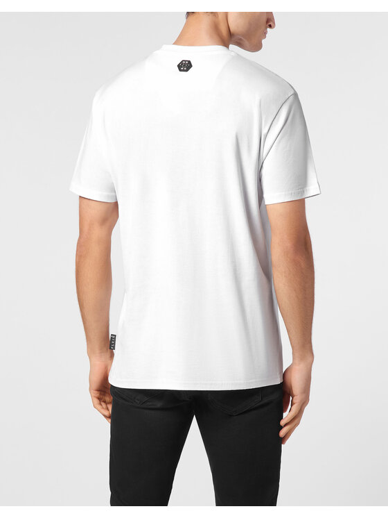 PHILIPP PLEIN PHILIPP PLEIN T-shirt 11639 Bianco Regular Fit
