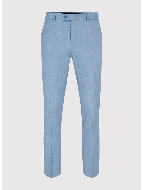 Pako Lorente Pako Lorente Spodnie garniturowe P23SF-6G-024 Niebieski Slim Fit
