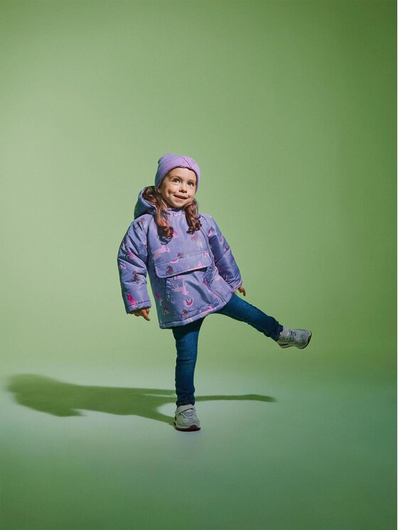 NAME IT NAME IT Kurtka przejściowa 13218452 Fioletowy Regular Fit