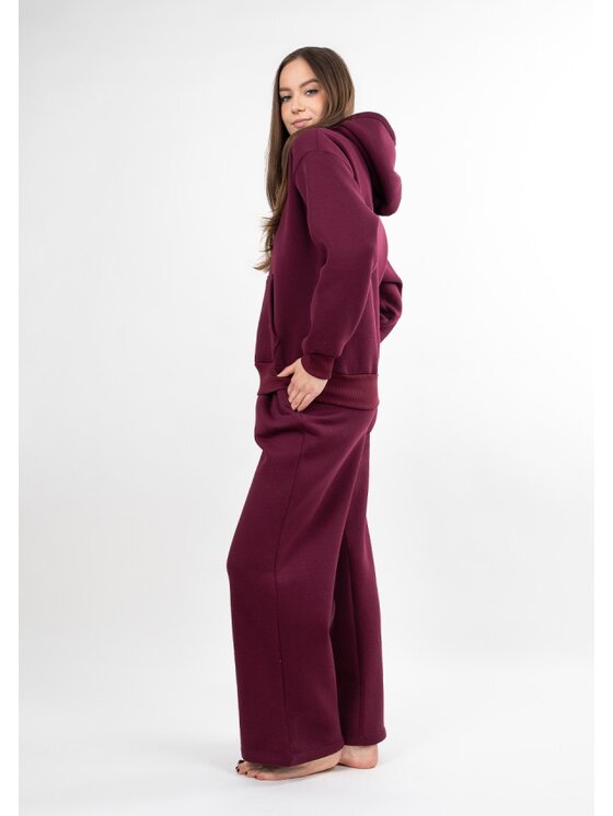 DKaren Sport DKaren Sport Dres DK-K-B9 Bordowy Classic Fit