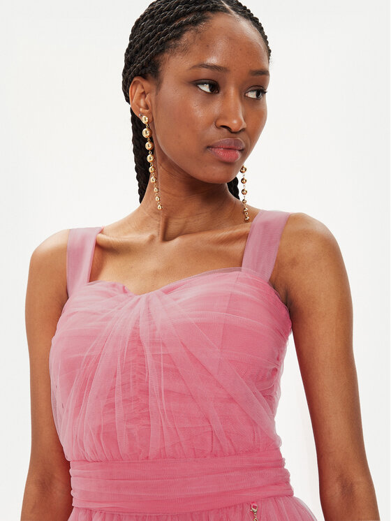 Fracomina Fracomina Abendkleid FQ24SD3022W52901 Rosa Regular Fit
