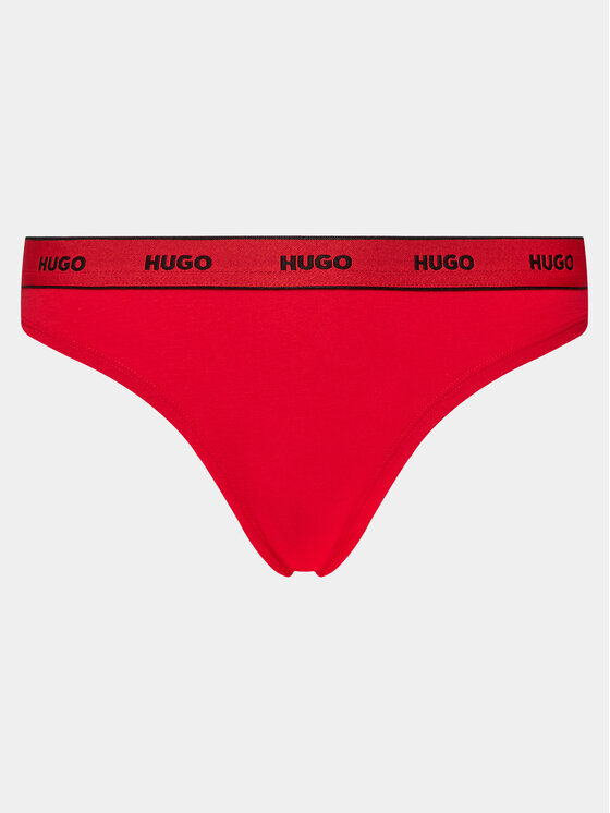 HUGO Hugo Sada 3 kusů string kalhotek 50480150 Barevná