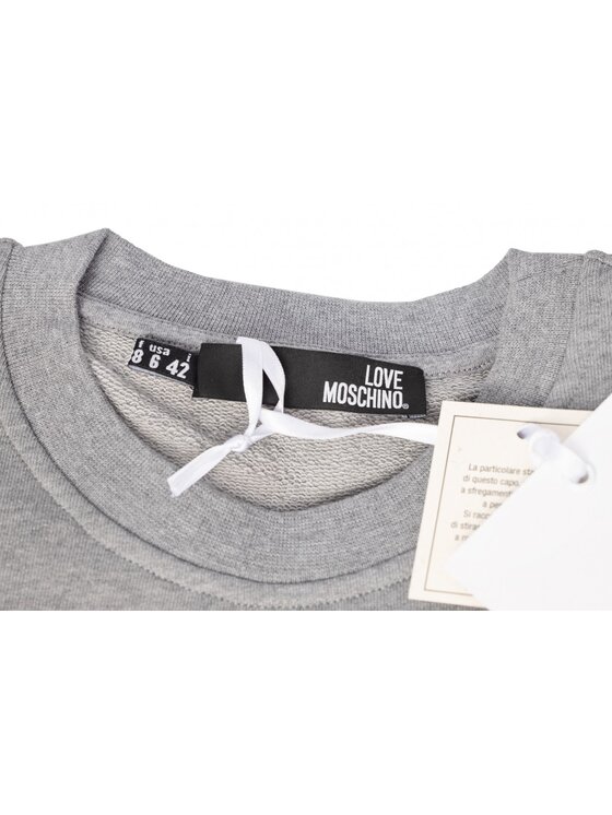 MOSCHINO MOSCHINO Bluza W6484 02 E2388 Szary Regular Fit