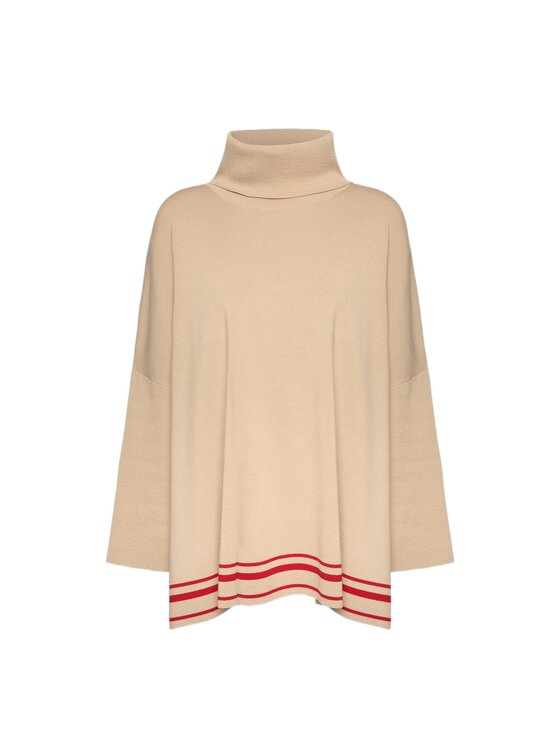 Elena Mirò Elena Mirò Maglione S735E003446N0A1 Crema A-Line Fit
