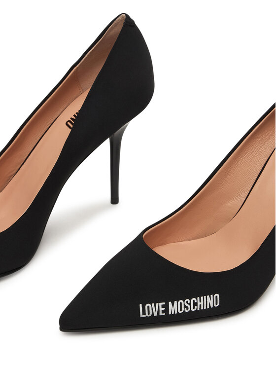 LOVE MOSCHINO LOVE MOSCHINO Pantofi cu toc subțire JA10299G0OIM0000 Negru